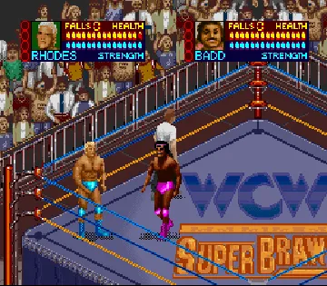 WCW Super Brawl Wrestling (USA) screen shot game playing